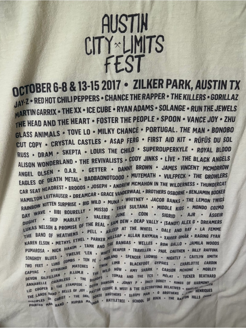 Austin City Limits 2017 Tee